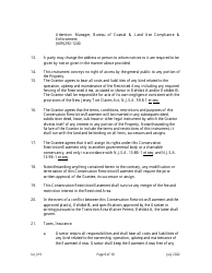 Grant of Conservation Restriction/Easement (Transition Area and Adjacent Wetlands) - New Jersey, Page 6