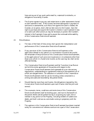 Grant of Conservation Restriction/Easement (Transition Area and Adjacent Wetlands) - New Jersey, Page 7