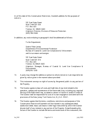 Grant of Conservation Restriction/Easement (Special Water Resource Protection Area) - New Jersey, Page 6