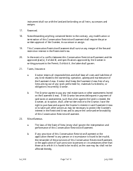 Grant of Conservation Restriction/Easement (Special Water Resource Protection Area) - New Jersey, Page 7