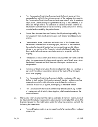 Grant of Conservation Restriction/Easement (Special Water Resource Protection Area) - New Jersey, Page 8