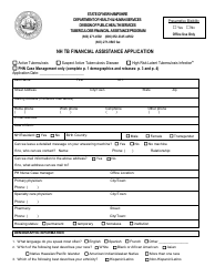 Nh Tb Financial Assistance Application - New Hampshire