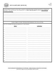 Form 272M Mobility Evaluation Form Wheelchair (Fee-For-Service (Ffs) Program Only - Not for Managed Care Program Use) - New Hampshire, Page 4