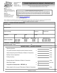 Document preview: Vendor Application for Refund - Marked Fuel - Prince Edward Island, Canada