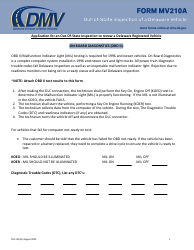 Form MV210A Application for an Out-of-State Inspection to Renew a Delaware Registered Vehicle - Delaware, Page 5