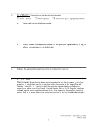 Form HLRB-4 Prohibited Practice Complaint - Hawaii, Page 2