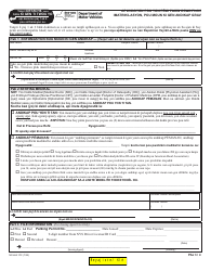 Form MV-664.1FC Application for a Parking Permit or License Plates, for Persons With Severe Disabilities - New York (French Creole), Page 3