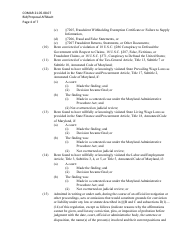 Bid/Proposal Affidavit - Maryland, Page 4