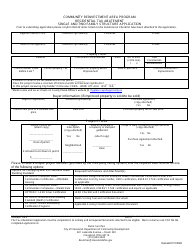 Single and Two Family Structure Application - Community Reinvestment Area Program - City of Cleveland, Ohio, Page 6