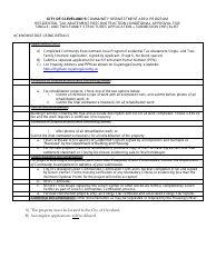 Single and Two Family Structure Application - Community Reinvestment Area Program - City of Cleveland, Ohio, Page 7