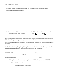 Form RDMV716 Application - Boat Dealer Registration - New Hampshire, Page 2