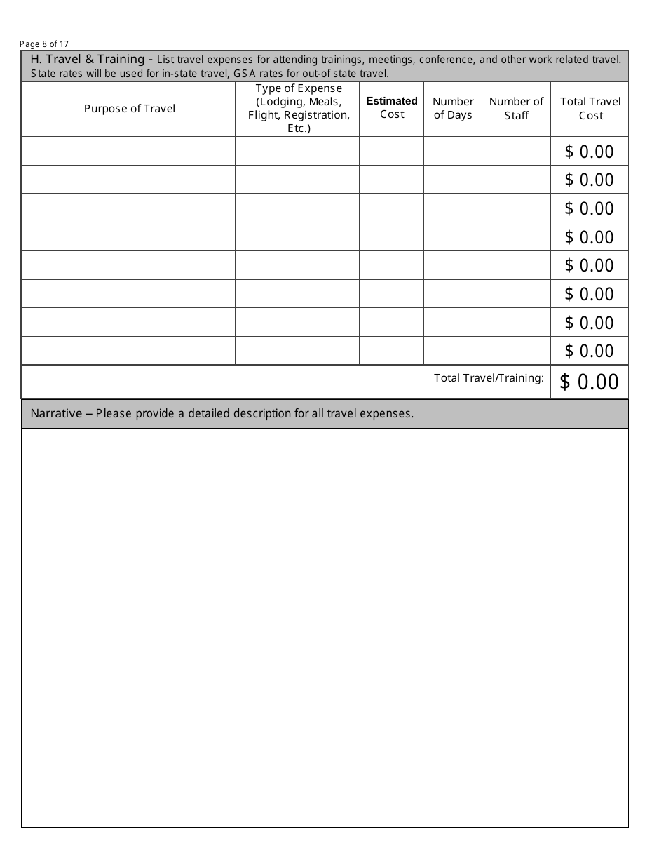 Edward Byrne Justice Assistance Grant (Jag) and Lottery Grant Application - North Dakota, Page 8