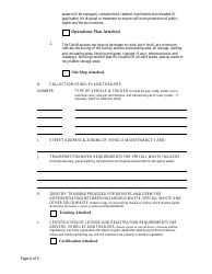 Commercial Hauler &amp; Special Waste Hauler Registration Form - New Mexico, Page 4