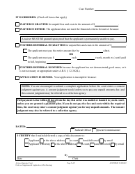 Form AOCDFGF11F Order on Supplemental Application (After Hearing) - Arizona, Page 2