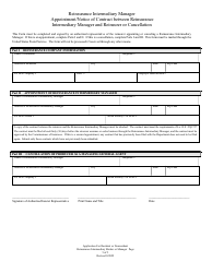Application for Resident or Nonresident Reinsurance Intermediary Broker or Manager - Louisiana, Page 5