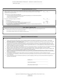 Application for Individual Insurance Producer, Consultant, Public or Claims Adjuster License - Louisiana, Page 5