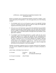 Document preview: ADEM Form 52 Registration Form for the Construction, Installation, or Modification of an Incinerator - Alabama
