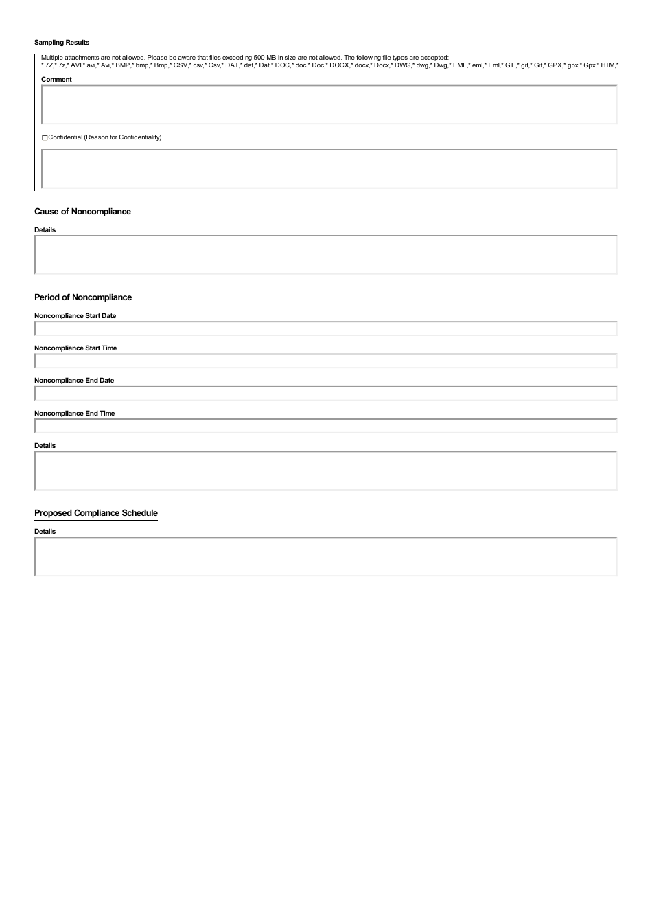 ADEM Form 025 Npdes Construction Stormwater Noncompliance Notification Report - Alabama, Page 5