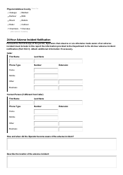 ADEM Form 029 Npdes Pesticide Adverse Incident Report - Alabama, Page 5