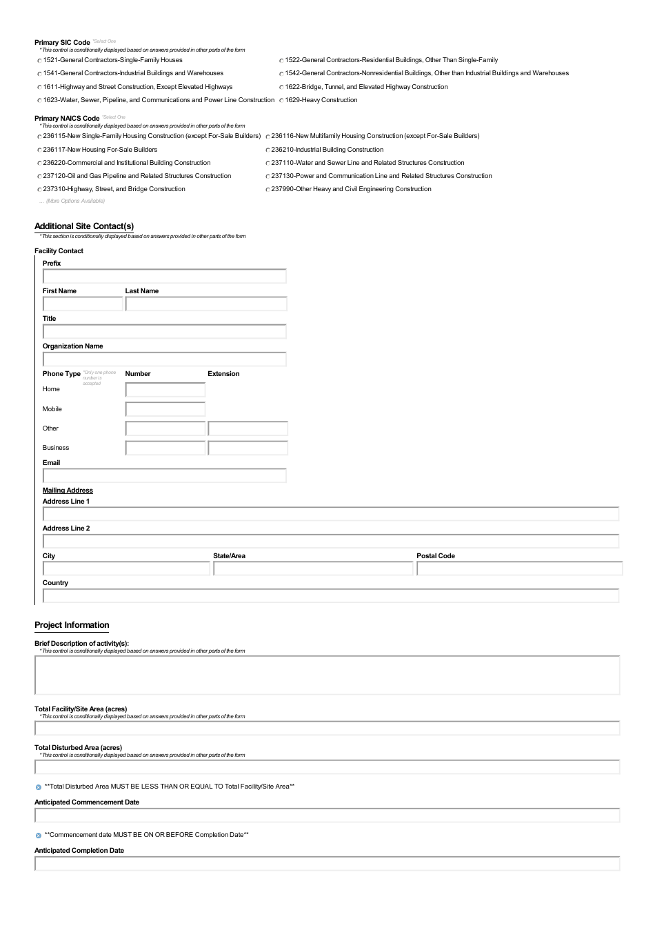 ADEM Form 024 Notice of Intent - Npdes General Permit Number Alr100000 (Construction Stormwater) - Alabama, Page 24