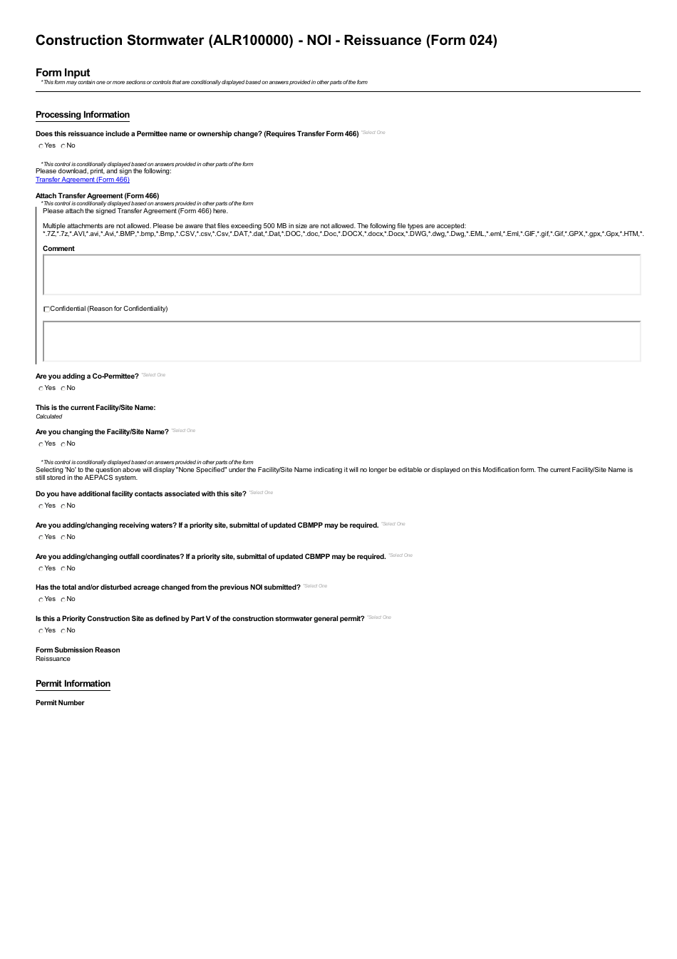 ADEM Form 024 Notice of Intent - Npdes General Permit Number Alr100000 (Construction Stormwater) - Alabama, Page 30