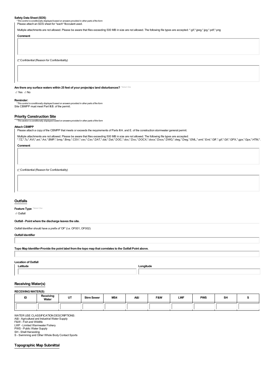 ADEM Form 024 Notice of Intent - Npdes General Permit Number Alr100000 (Construction Stormwater) - Alabama, Page 35