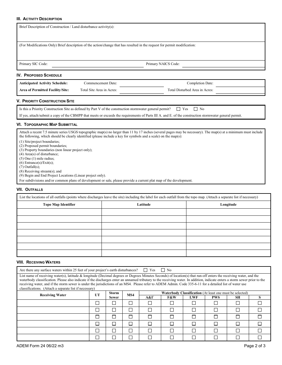 ADEM Form 024 - Fill Out, Sign Online and Download Printable PDF ...