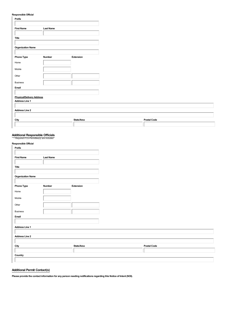 ADEM Form 024 Notice of Intent - Npdes General Permit Number Alr100000 (Construction Stormwater) - Alabama, Page 4