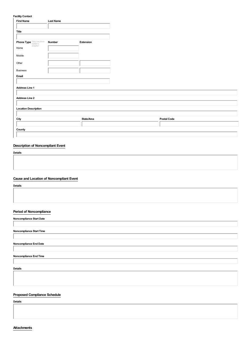 ADEM Form 501 Npdes Small Mining Noncompliance Notification Report - Alabama, Page 4