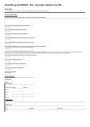 ADEM Form 498 Notice of Intent - Npdes General Permit Number Alg890000 - Alabama, Page 11