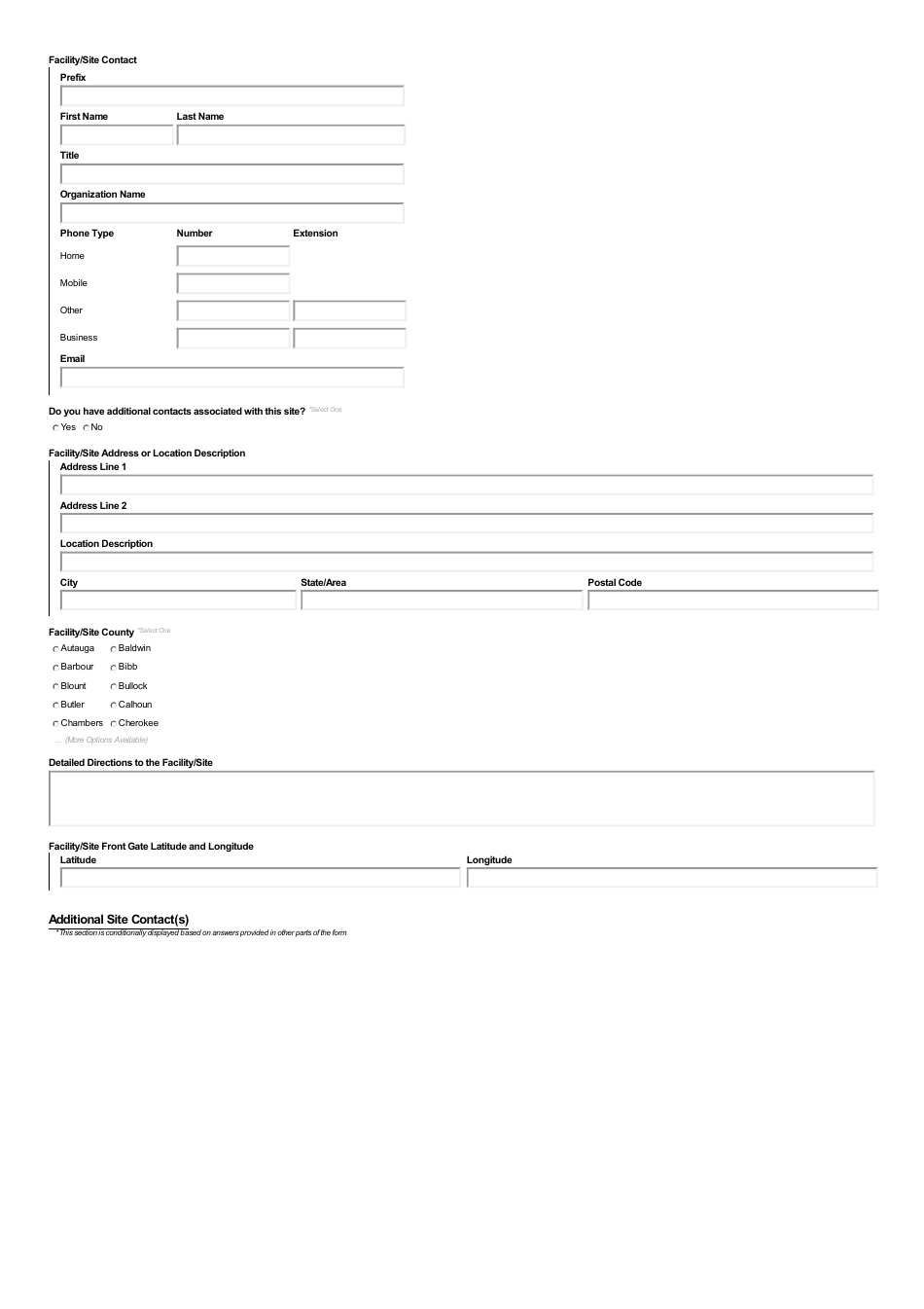 ADEM Form 498 Notice of Intent - Npdes General Permit Number Alg890000 - Alabama, Page 13