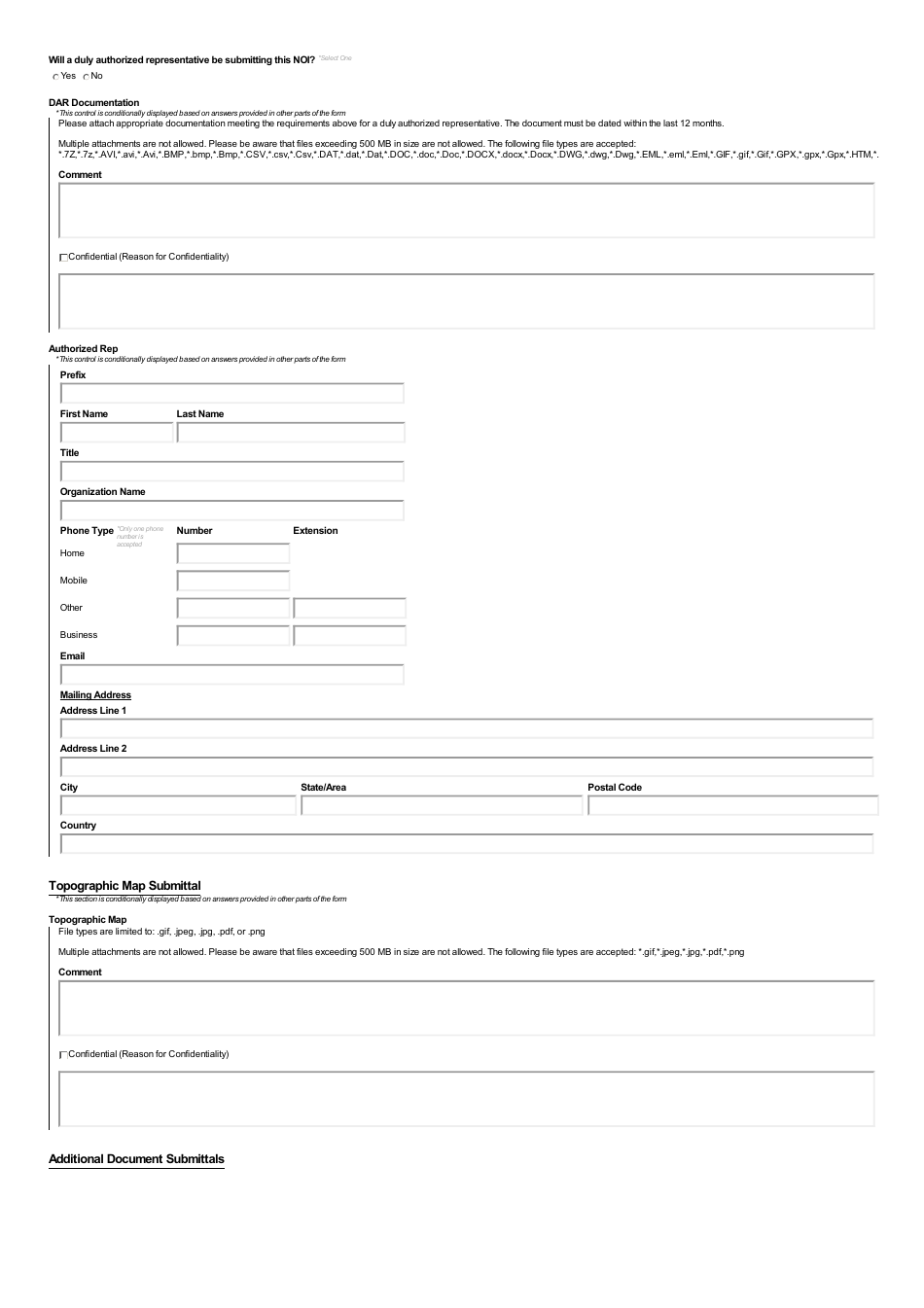 ADEM Form 498 Notice of Intent - Npdes General Permit Number Alg890000 - Alabama, Page 17