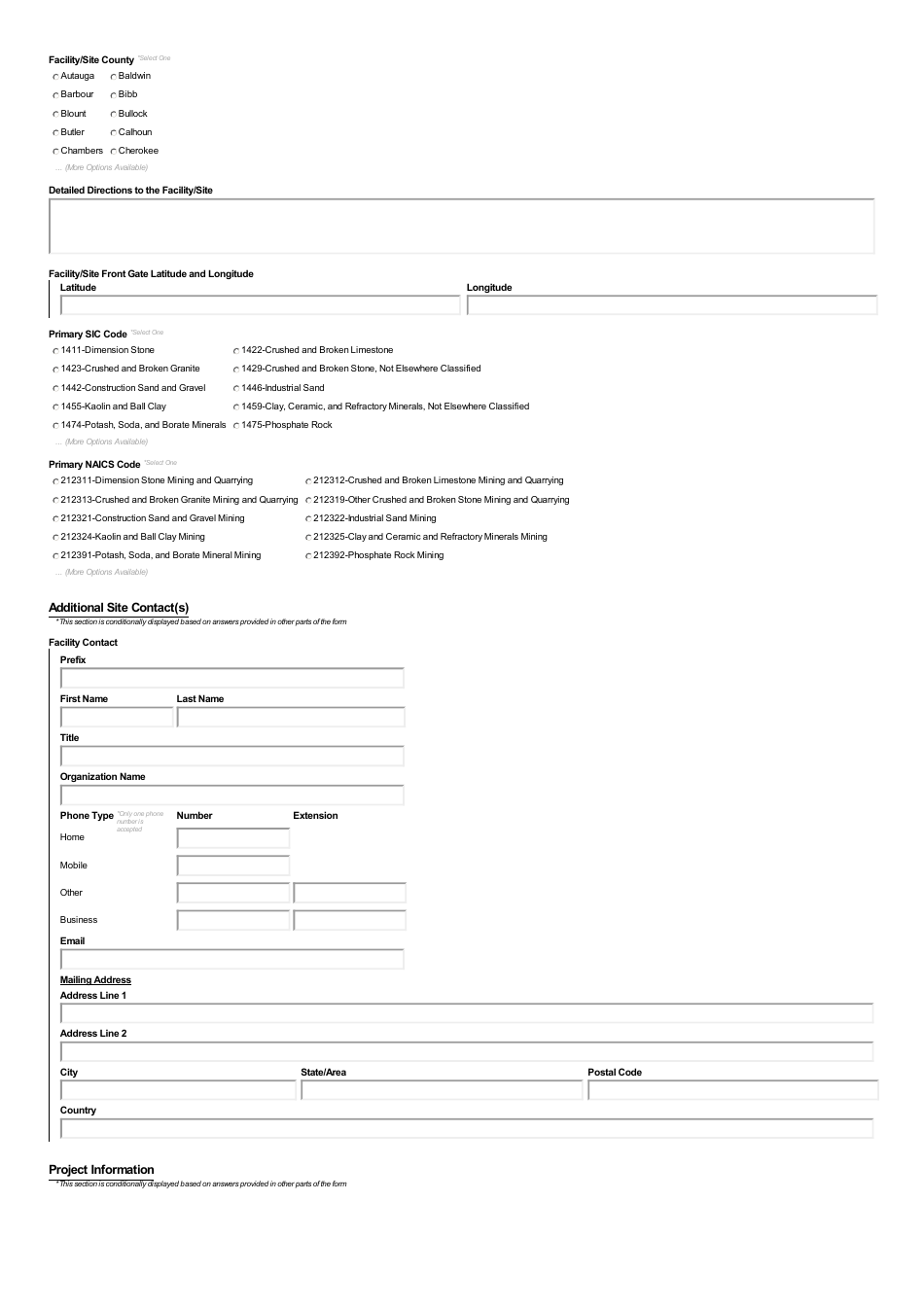 ADEM Form 498 Notice of Intent - Npdes General Permit Number Alg890000 - Alabama, Page 23