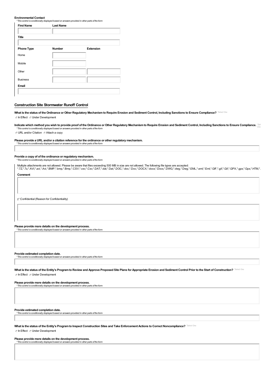ADEM Form 503 Notice of Intent - Npdes General Permit Number Alr040000 (Ms4 Phase II) - Alabama, Page 10