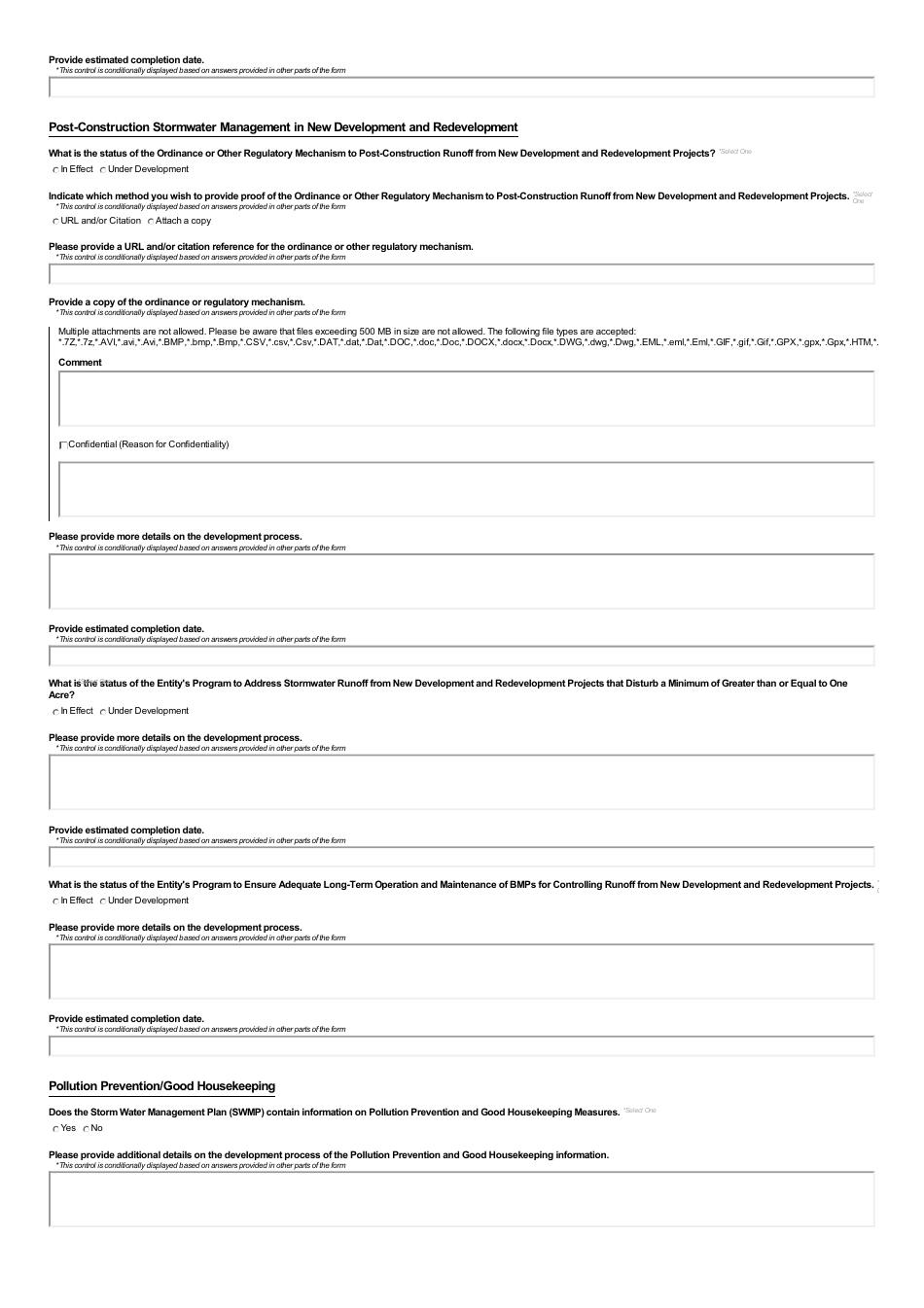 ADEM Form 503 Notice of Intent - Npdes General Permit Number Alr040000 (Ms4 Phase II) - Alabama, Page 11
