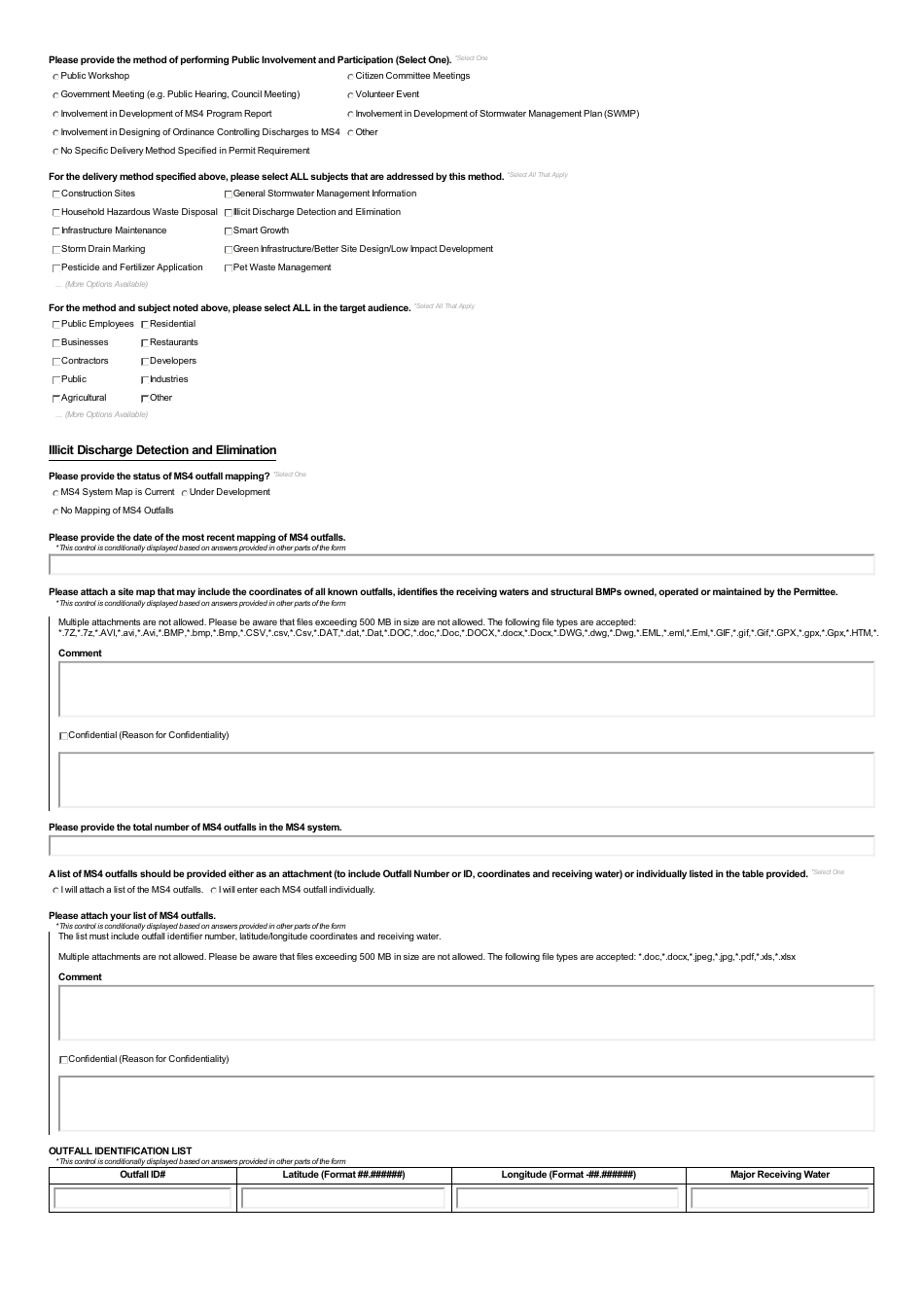 ADEM Form 503 Notice of Intent - Npdes General Permit Number Alr040000 (Ms4 Phase II) - Alabama, Page 20
