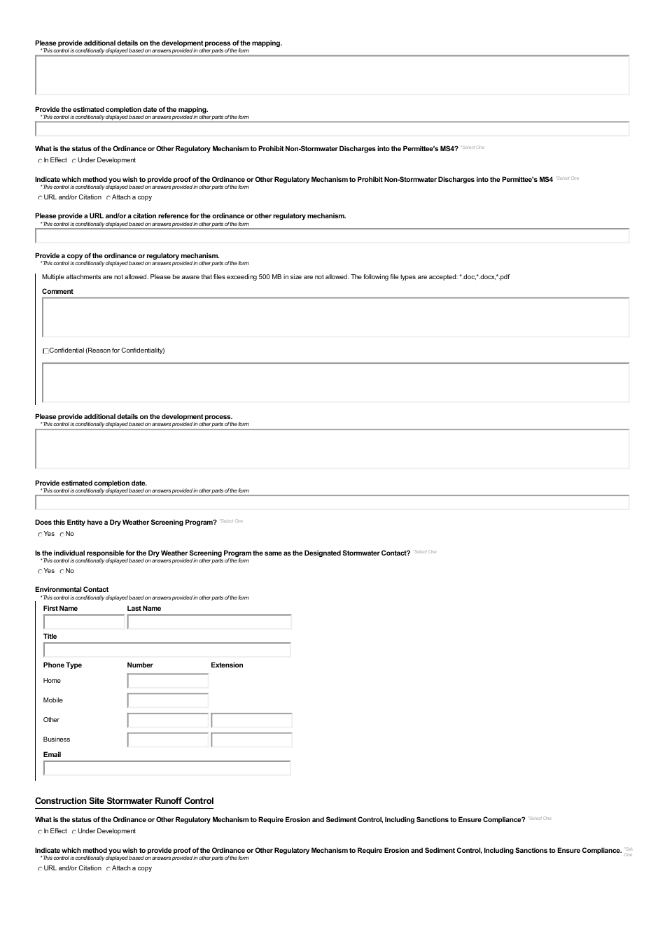 ADEM Form 503 Notice of Intent - Npdes General Permit Number Alr040000 (Ms4 Phase II) - Alabama, Page 21