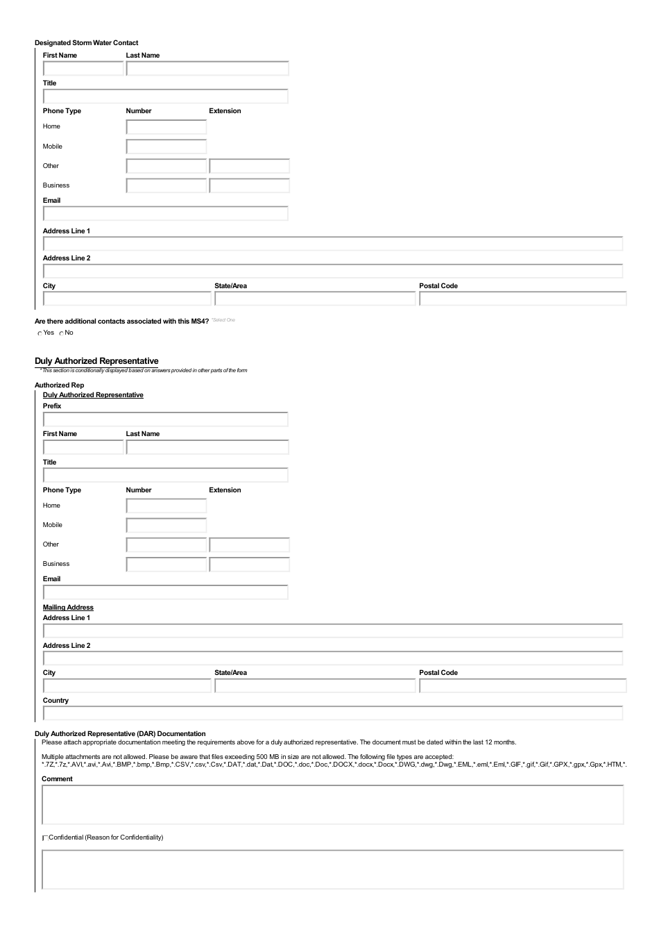 ADEM Form 503 Notice of Intent - Npdes General Permit Number Alr040000 (Ms4 Phase II) - Alabama, Page 4