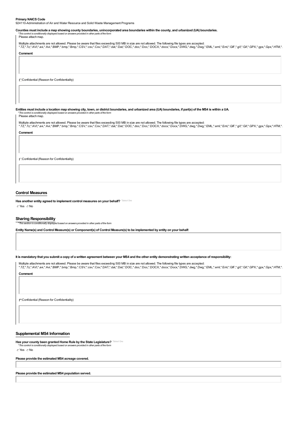 ADEM Form 503 Notice of Intent - Npdes General Permit Number Alr040000 (Ms4 Phase II) - Alabama, Page 6