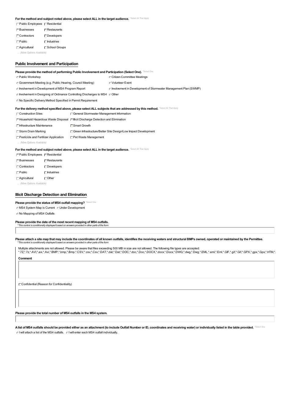 ADEM Form 503 Notice of Intent - Npdes General Permit Number Alr040000 (Ms4 Phase II) - Alabama, Page 8