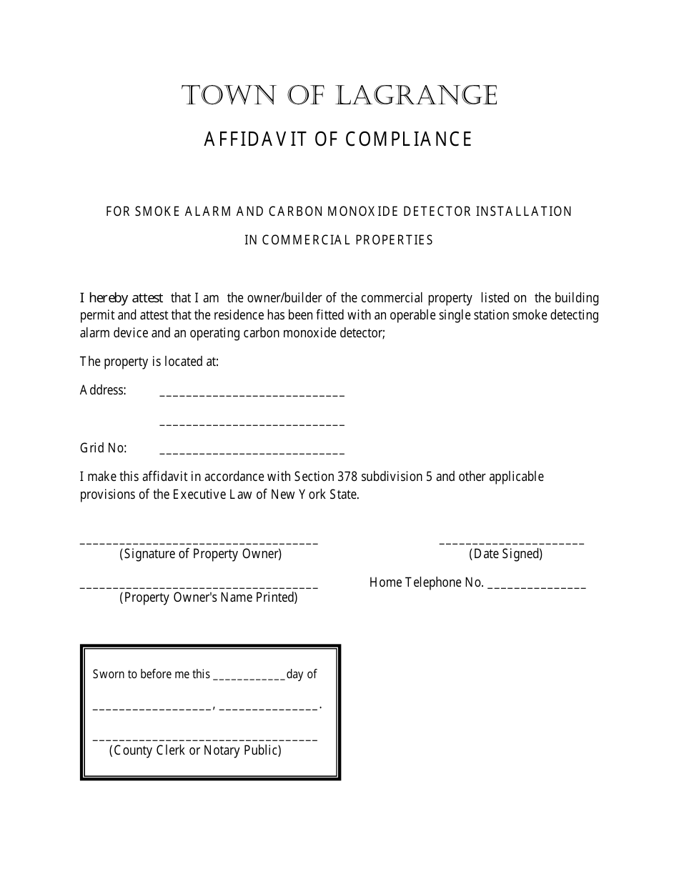 Request for Municipal Records Search - Town of LaGrange, New York, Page 3