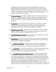 Form LACIV298 [model] Paga Settlement Agreement - County of Los Angeles, California, Page 10