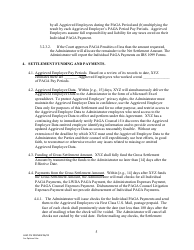 Form LACIV298 [model] Paga Settlement Agreement - County of Los Angeles, California, Page 5