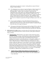 Form LACIV298 [model] Paga Settlement Agreement - County of Los Angeles, California, Page 6