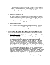 Form LACIV298 [model] Paga Settlement Agreement - County of Los Angeles, California, Page 7