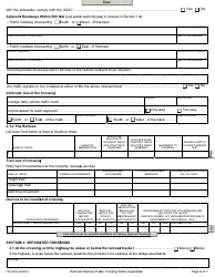 Form 735-9202 Railroad-Highway Public Crossing Safety Application - Oregon, Page 4