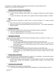OCR Form VR-01 Request for Certification of No Objection - Virginia, Page 4
