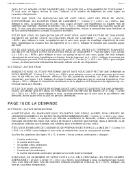 Instructions for Form LDSS-2921-FR New York State Application for Certain Benefits Andservices - New York (French), Page 16