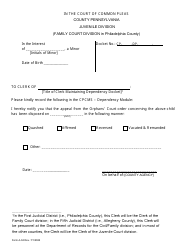 Document preview: Form A-04 Notice of Orphans Court Appeal Decision - Pennsylvania