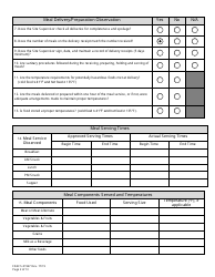 Form FDACS-01947 State Site Review - Summer Food Service Programs - Florida, Page 2